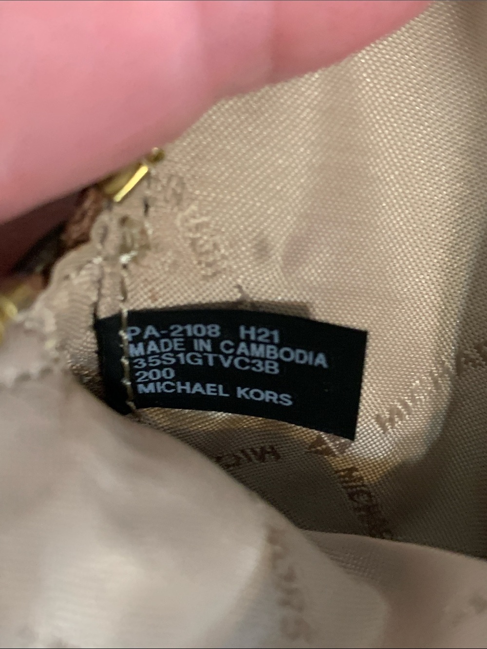 Michael Kors Brown Logo Crossbody with Round Coin Pouch & Card Case - Picture 9 of 12